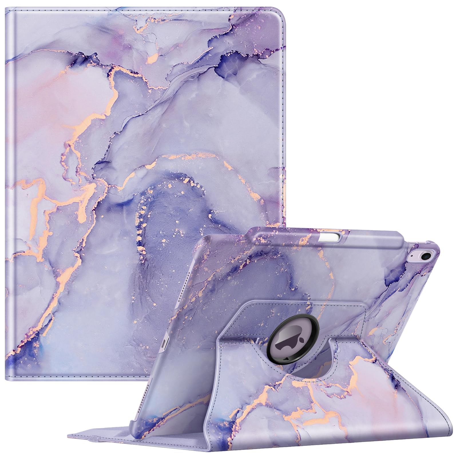 Funda Giratoria Fintie Para Ipad Air De 13 Pulgadas (m3) 2025, Color Lila - Venta Internacional.
