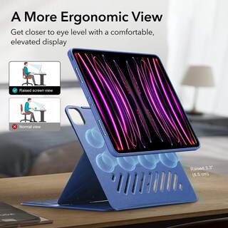 Foto 5 | Funda Esr Para Ipad Pro 12.9 (6.ª Y 5.ª Gen., 2022/2021), Color Azul - Venta Internacional.