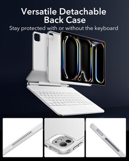 Foto 4 | Funda Con Teclado Esr Para Ipad Pro 13 Con Soporte Magnético, Color Blanco - Venta Internacional.