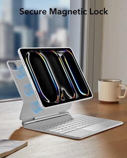 Foto 7 | Funda Con Teclado Esr Para Ipad Pro 13 Con Soporte Magnético, Color Blanco - Venta Internacional.