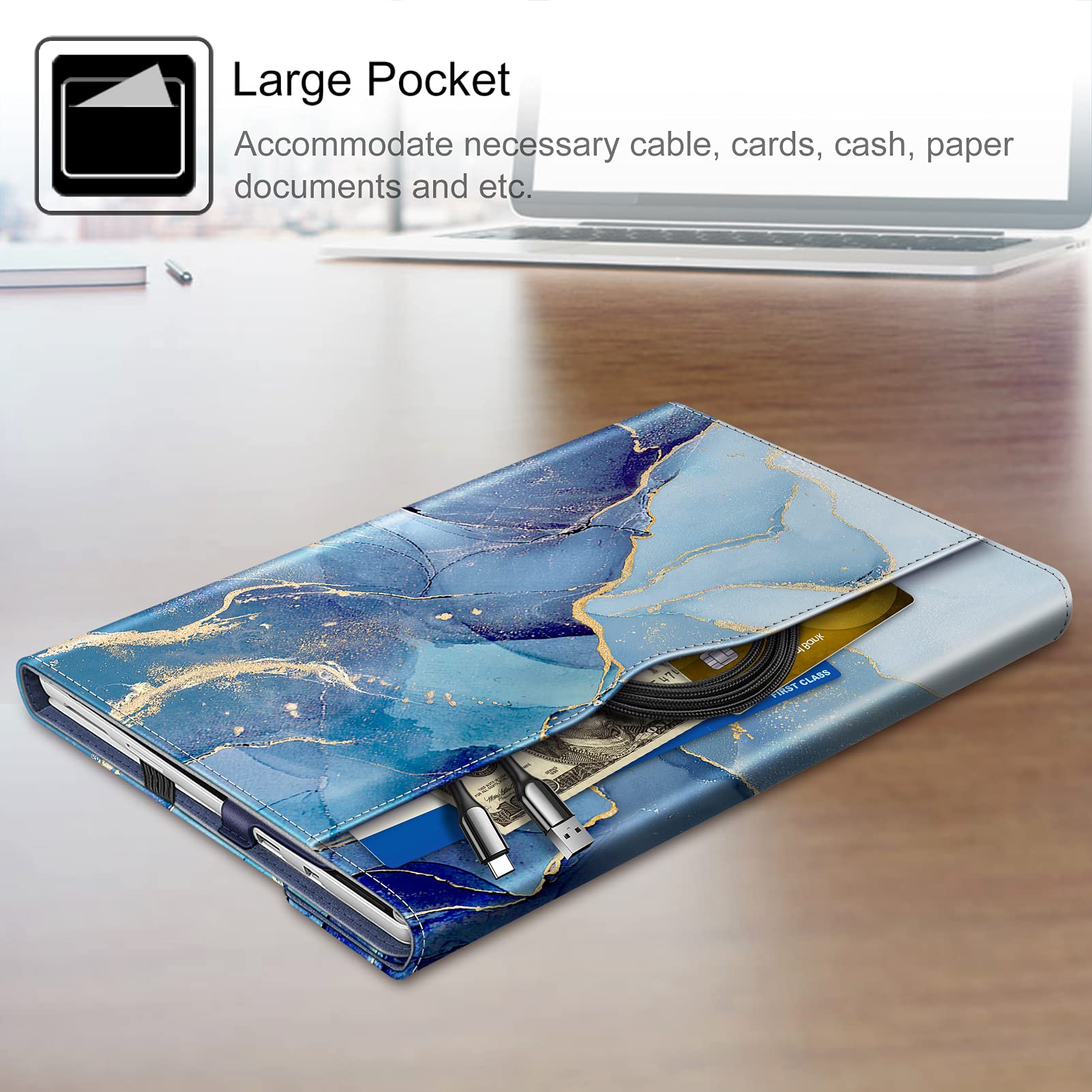 Foto 4 | Funda Fintie Para Microsoft Surface Pro 7 Plus De 12,3'' Con Bolsillo - Venta Internacional.