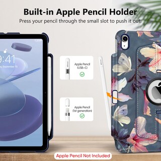 Foto 5 | Funda Giratoria Fintie Para Ipad 11.ª Generación De 11 Pulgadas Con Soporte Para Lápices - Venta Internacional.