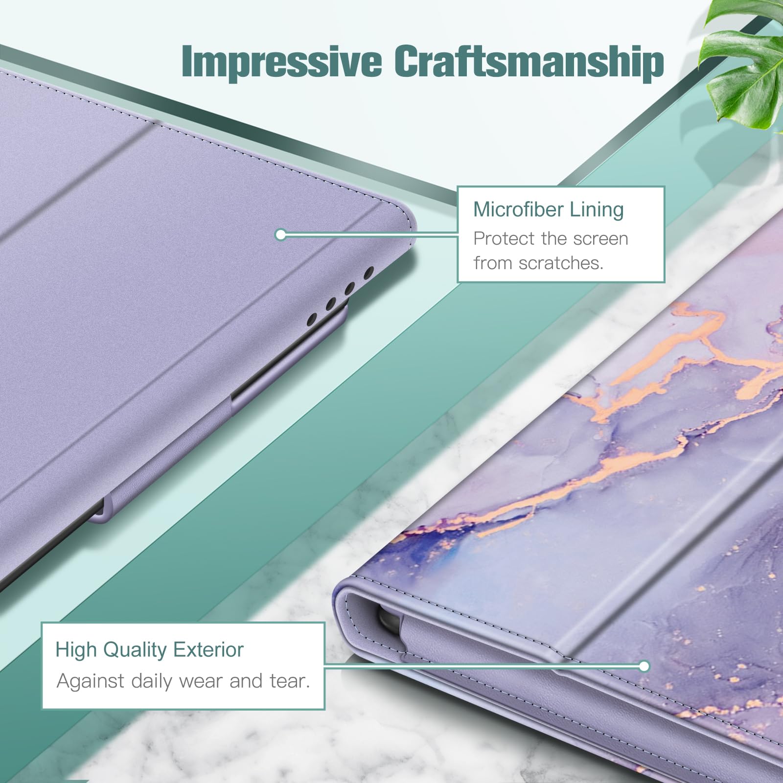 Foto 7 pulgar | Funda Tipo Folio Fintie Para Tablet Amazon Fire Hd 10/10 Plus, Color Lila - Venta Internacional.