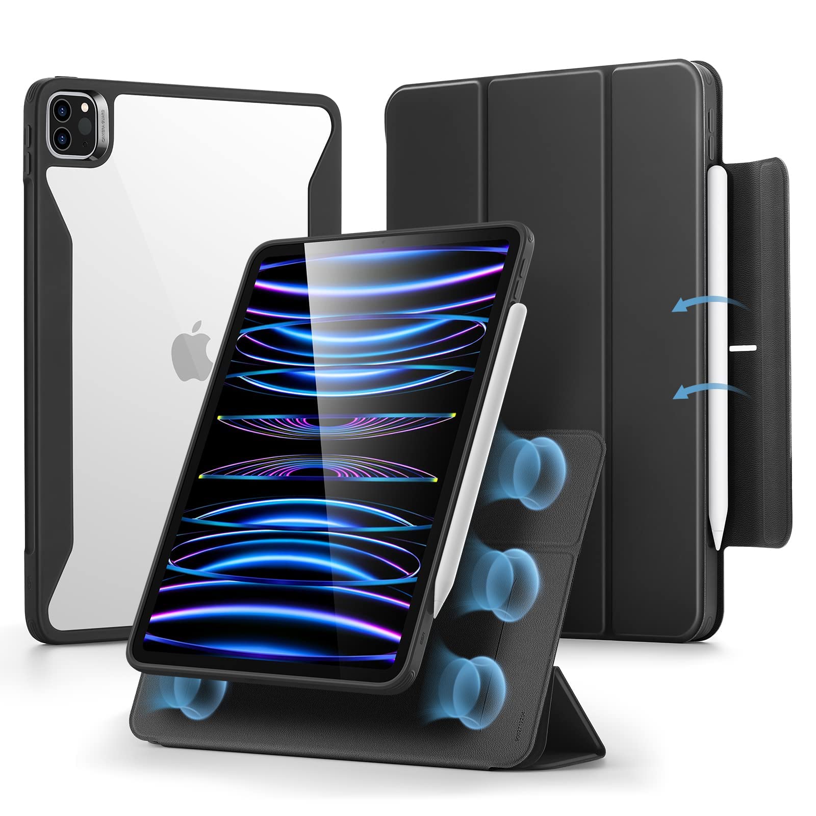Foto 1 | Funda Esr Para Ipad Pro De 11 Pulgadas (2022/2021/2020/2018) Negra - Venta Internacional.