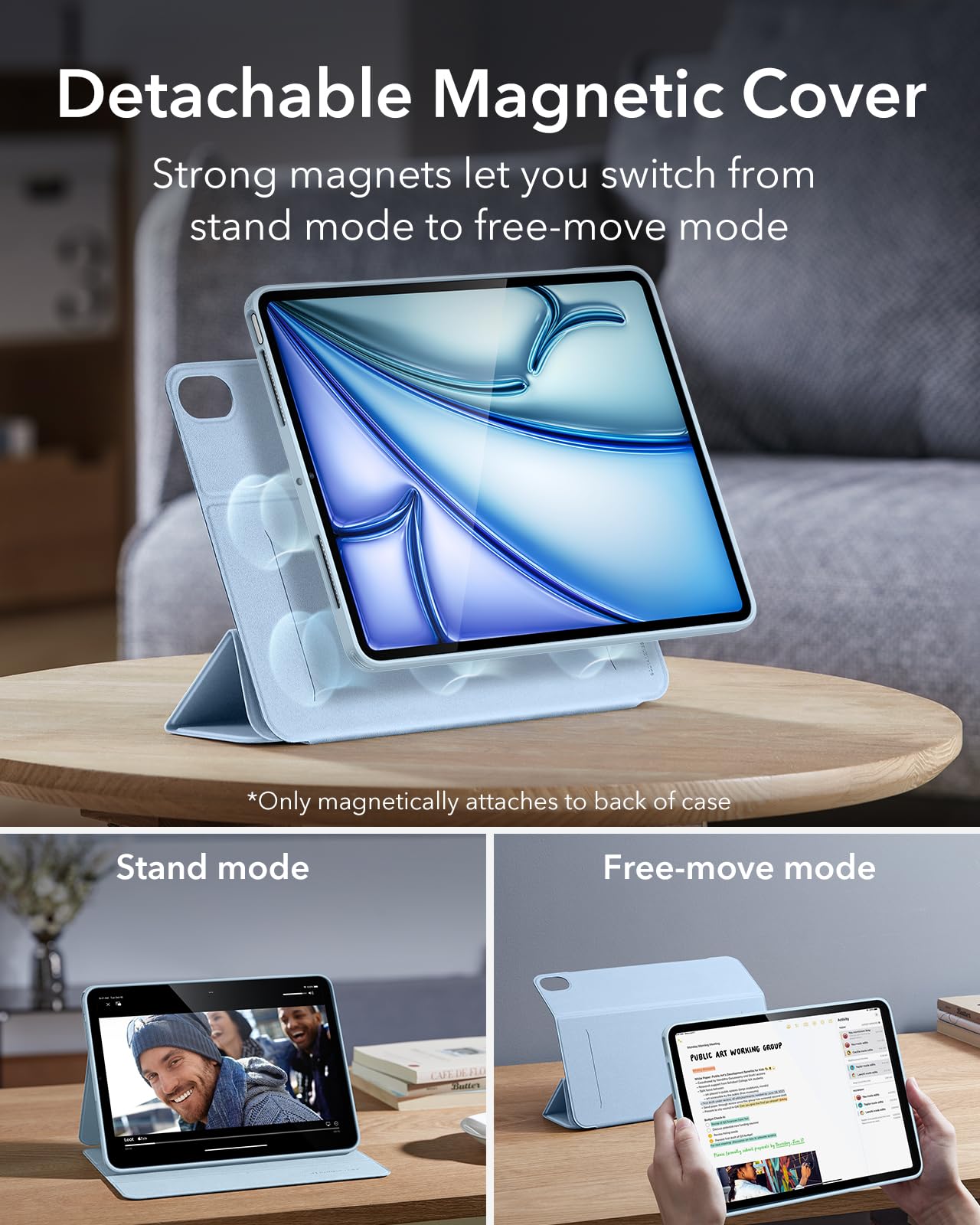 Foto 4 | Funda Esr Para Ipad Air De 11 Pulgadas (2025/2024) Y 10,9 Pulgadas (2022/) - Venta Internacional.