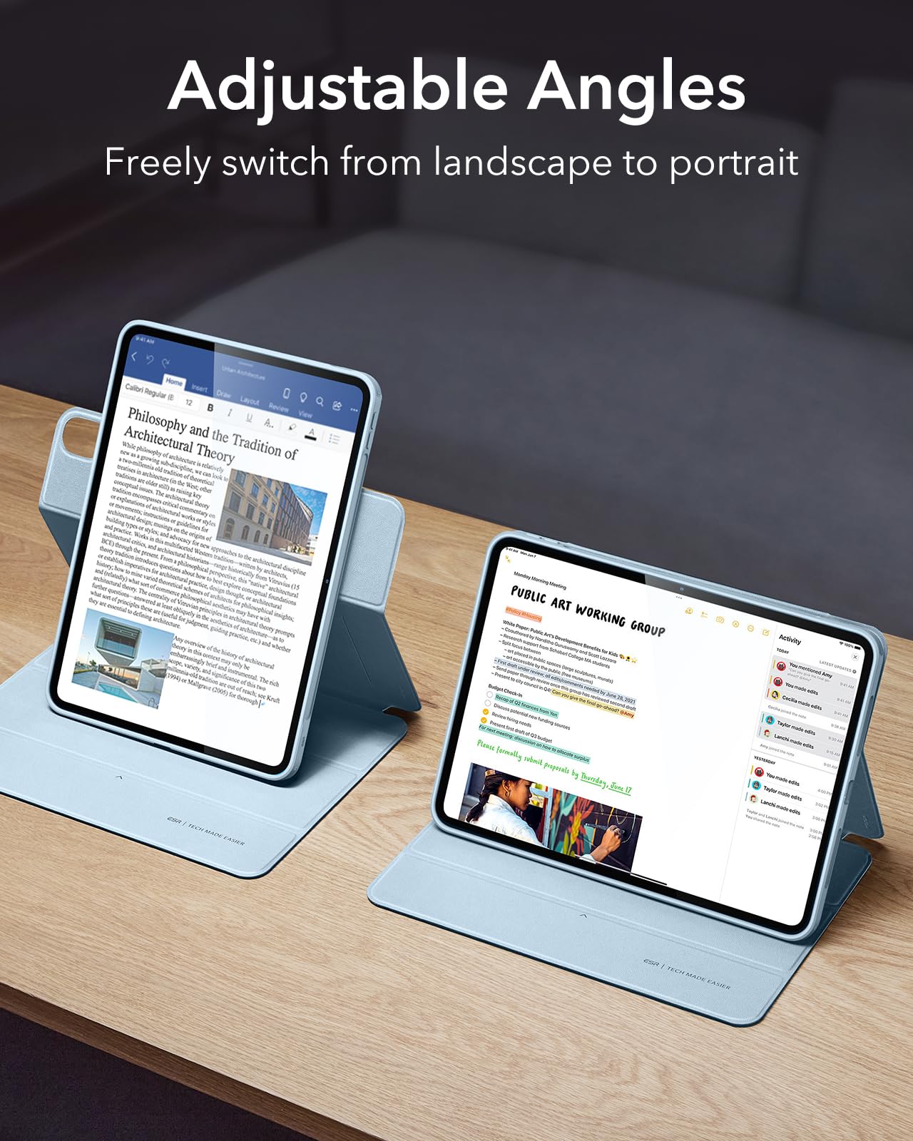 Foto 5 | Funda Esr Para Ipad Air De 11 Pulgadas (2025/2024) Y 10,9 Pulgadas (2022/) - Venta Internacional.