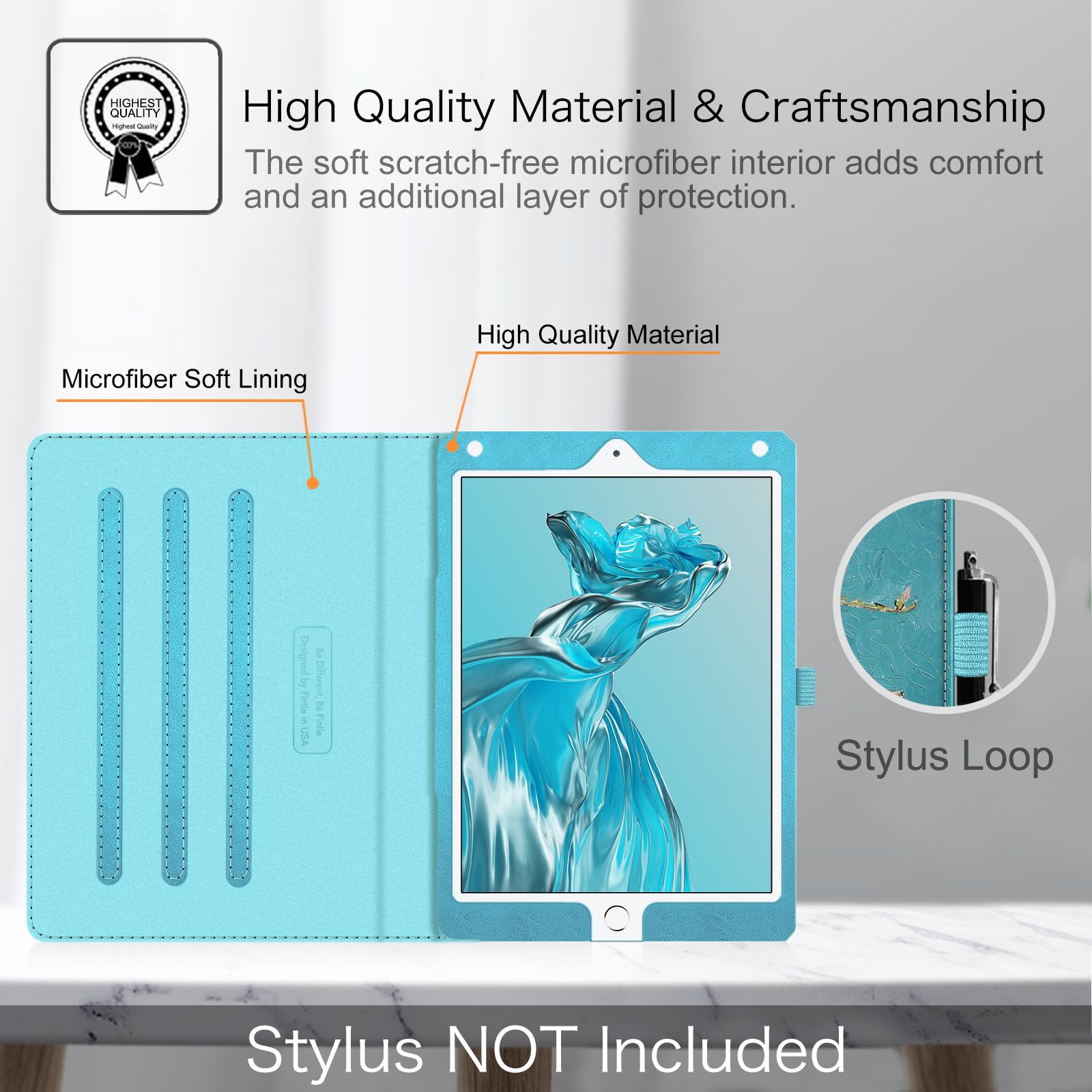 Foto 6 | Funda Fintie Para Ipad De 6.ª Y 5.ª Generación, Ipad Air 2/air 1 9.7 - Venta Internacional.