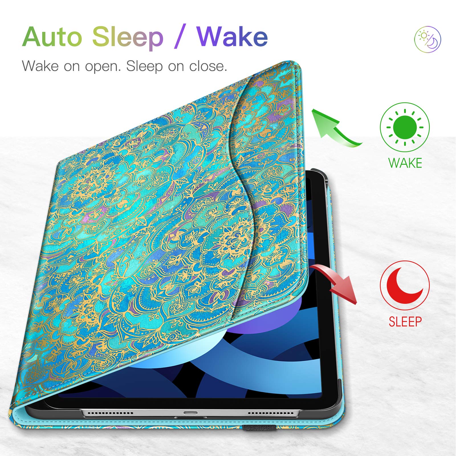 Foto 4 pulgar | Funda Fintie Para Ipad Air De 11 Pulgadas M3 (2025) /m2 (2024), Air  - Venta Internacional.