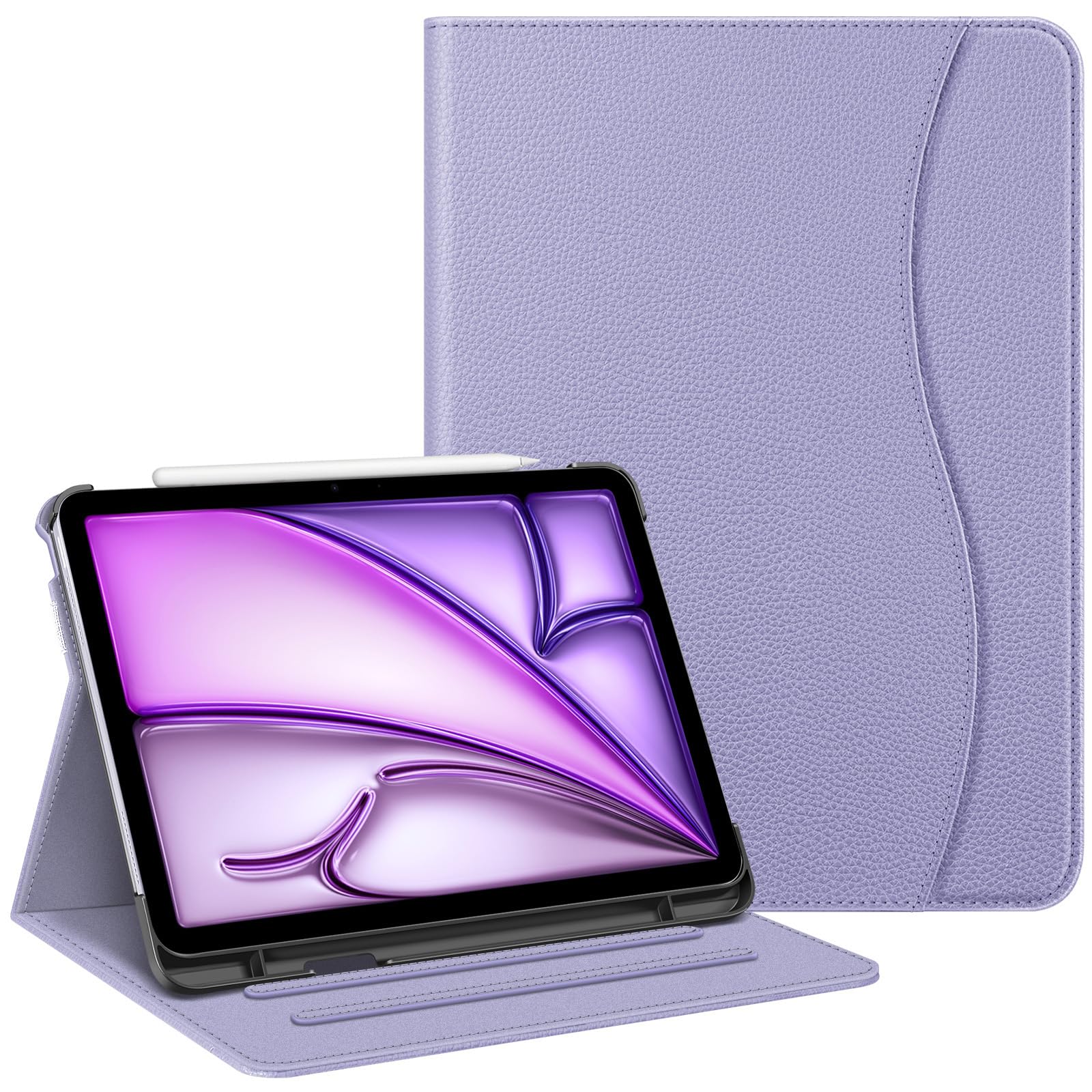 Foto 2 pulgar | Funda Fintie Para Ipad Air De 11 Pulgadas M3 (2025) /m2 (2024), Color Morado - Venta Internacional.