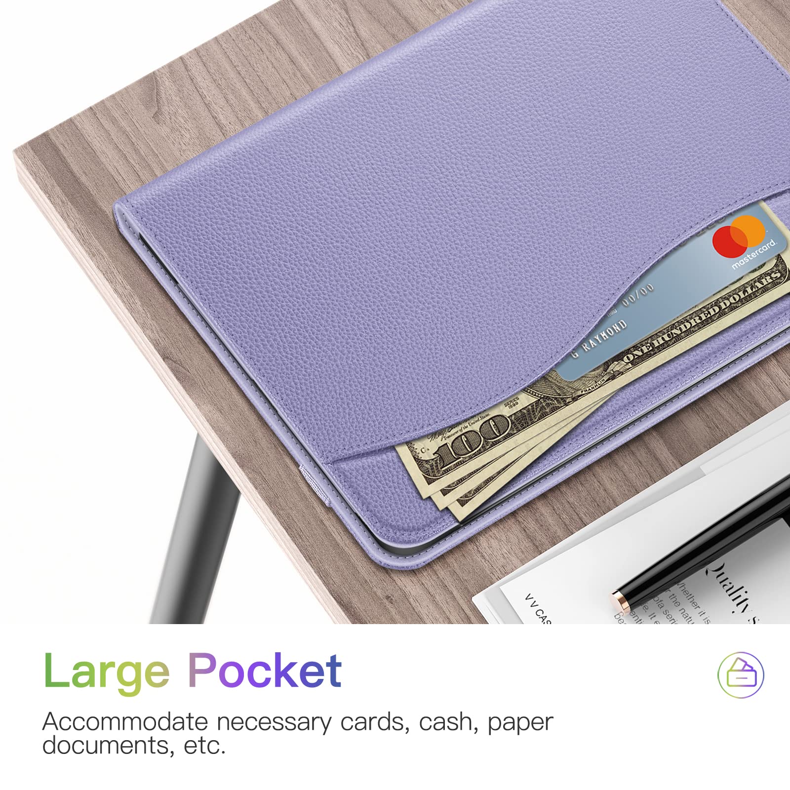 Foto 6 pulgar | Funda Fintie Para Ipad Air De 11 Pulgadas M3 (2025) /m2 (2024), Color Morado - Venta Internacional.