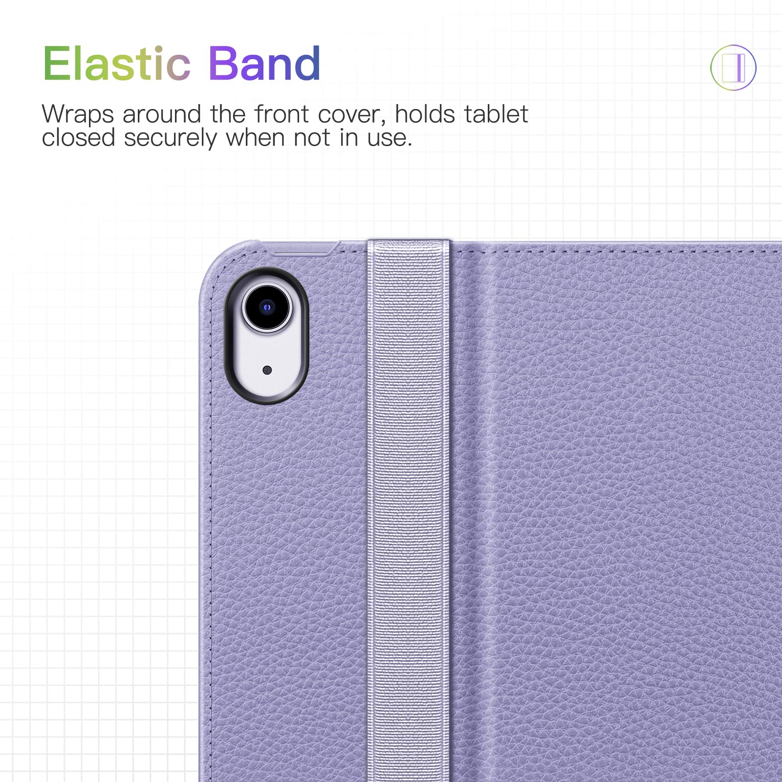 Foto 8 pulgar | Funda Fintie Para Ipad Air De 11 Pulgadas M3 (2025) /m2 (2024), Color Morado - Venta Internacional.