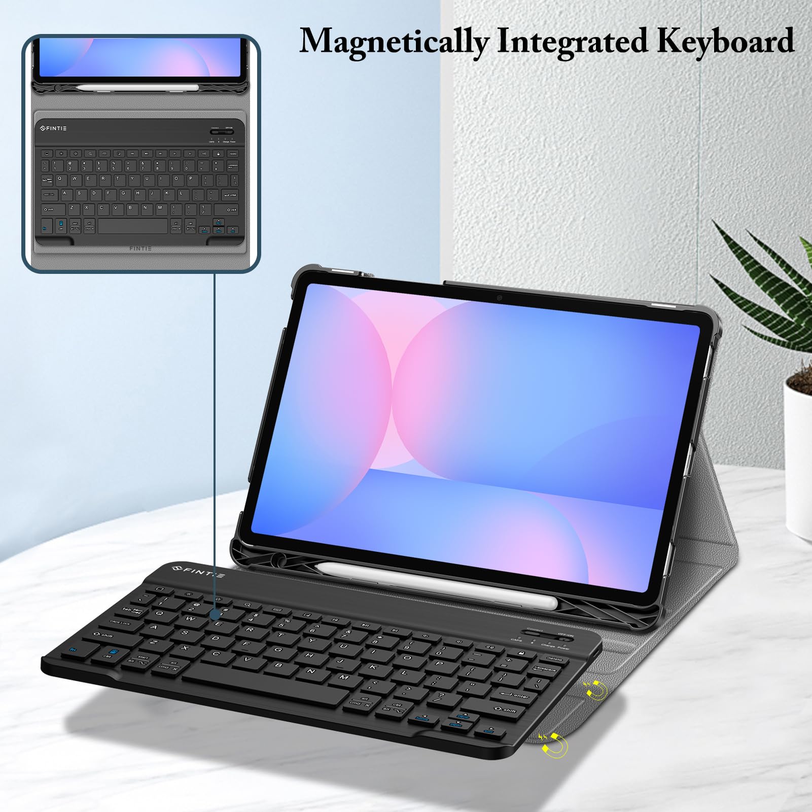 Foto 5 pulgar | Funda De Teclado Fintie Para Samsung Galaxy Tab S10 Fe/s9 Fe 5g - Venta Internacional.
