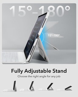 Foto 3 | Funda Con Teclado Esr Ascend Compatible Con Ipad Pro 12.9 Blanca - Venta Internacional.