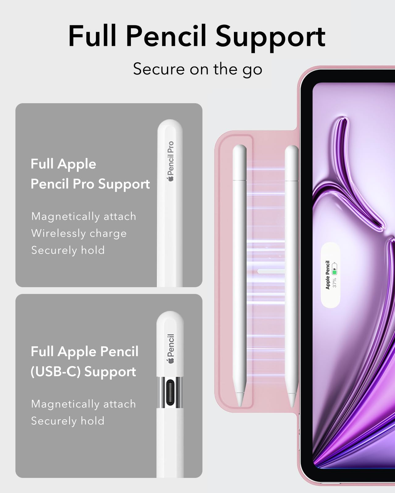Foto 6 | Funda Esr Para Ipad Air De 13 Pulgadas (2025/2024) Y Ipad Pro De 12,9 Pulgadas - Venta Internacional.