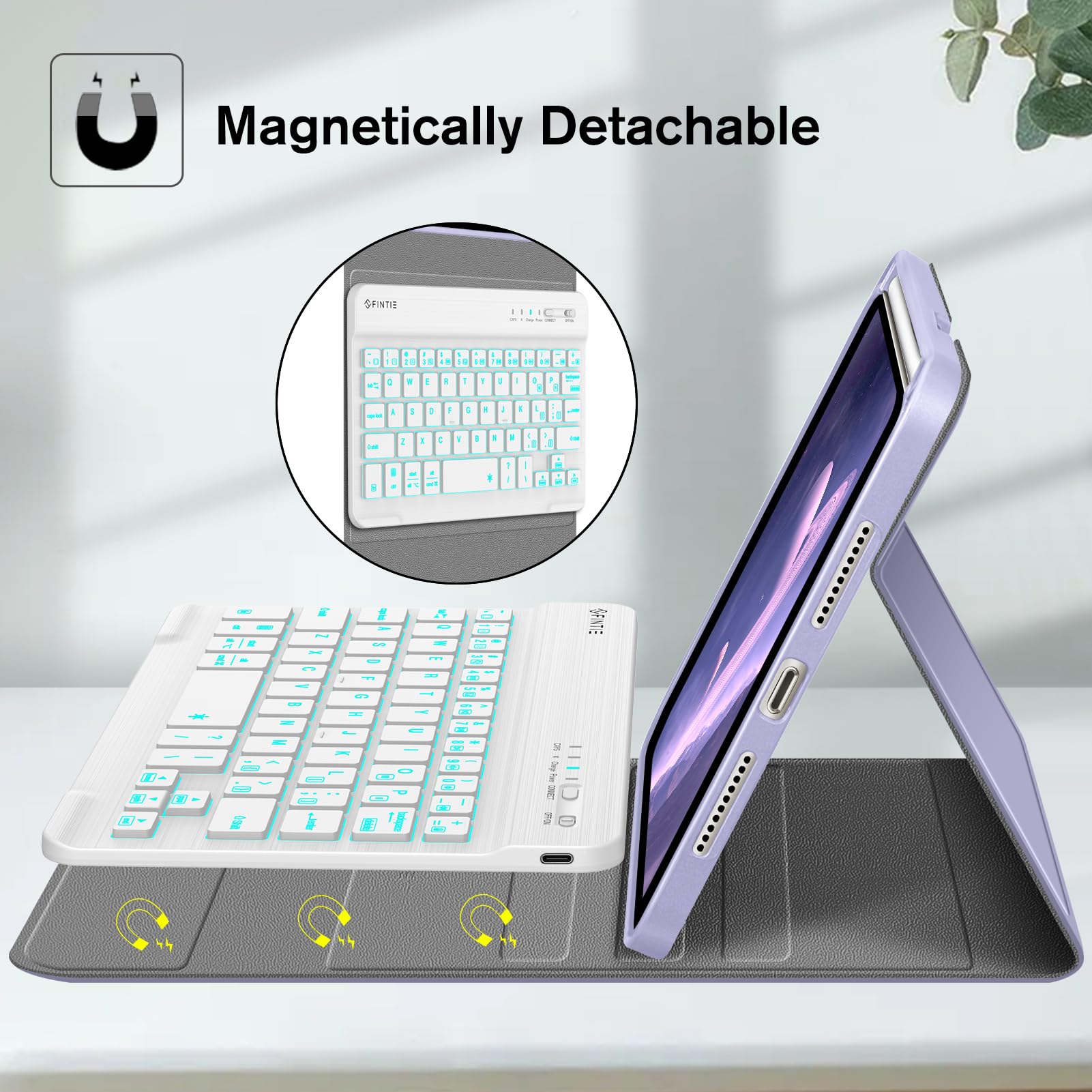 Foto 4 pulgar | Funda Con Teclado Fintie Para Ipad Mini (a17 Pro) 7.ª Generación, 2024, 8.3 Pulgadas - Venta Internacional.