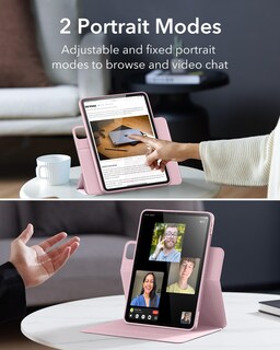 Foto 6 | Funda Esr Para Ipad Pro M4 De 13 Pulgadas (2024) Con Soporte Para Lápices, Color Rosa - Venta Internacional.