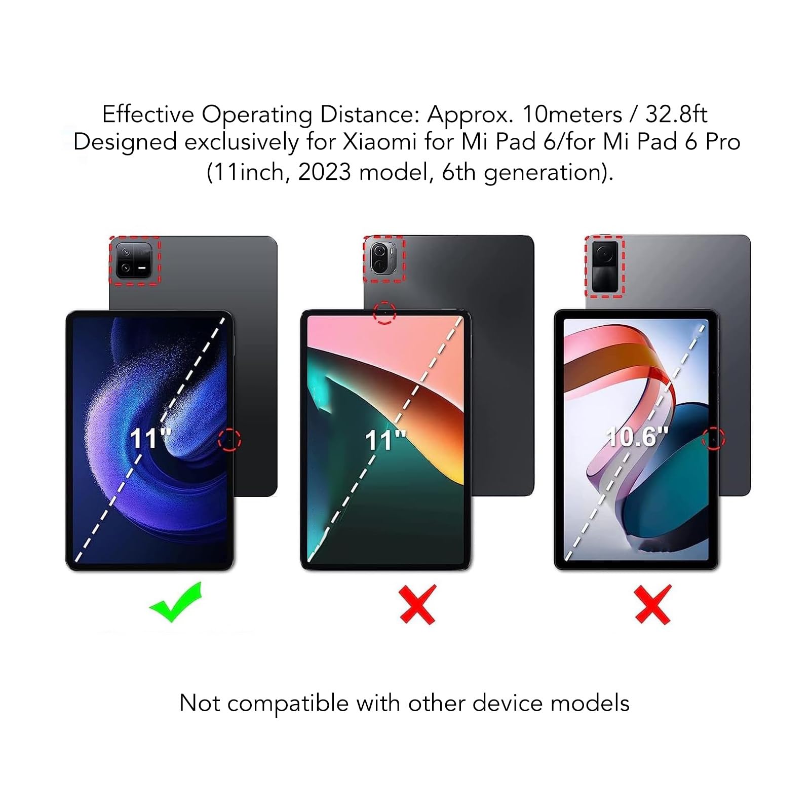 Foto 6 pulgar | Funda De Teclado Ashata Para Xiaomi Pad 6/pad 6 Pro De 11 Pulgadas 2023 - Venta Internacional.