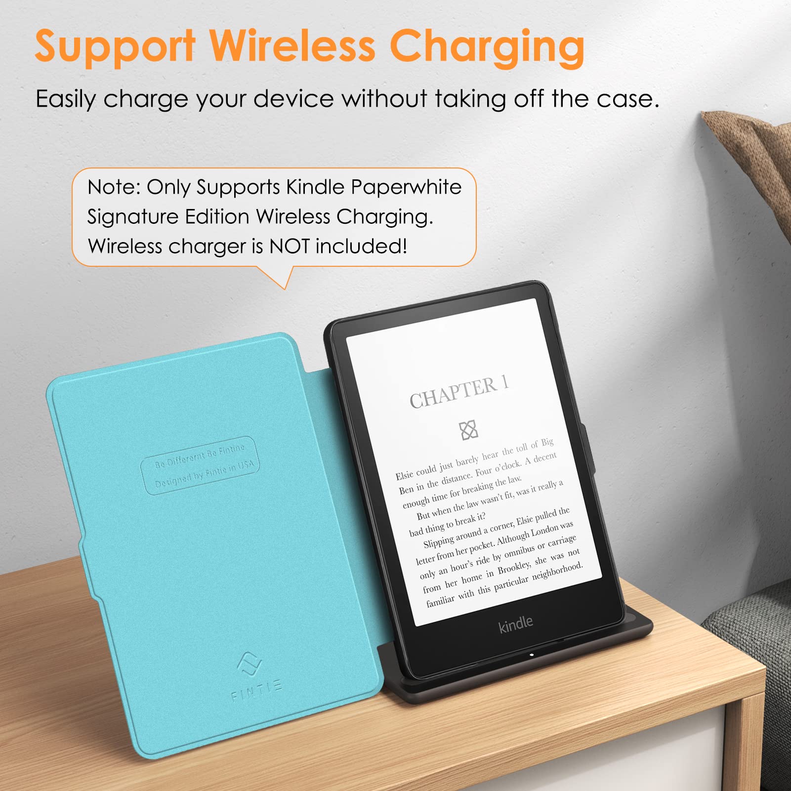 Foto 7 pulgar | Funda Fintie Slimshell Para Kindle Paperwhite 6.8 - Venta Internacional.