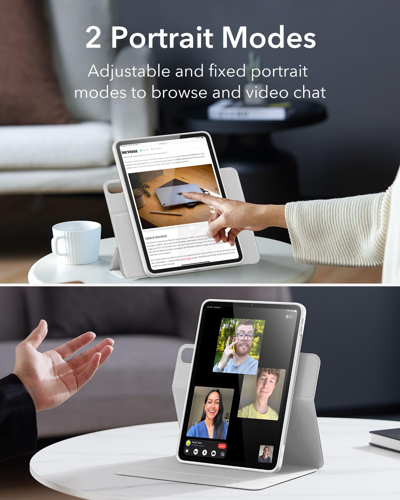 Foto 6 | Funda Esr Para Ipad Air De 13 Pulgadas (2025/2024) Con Soporte Para Lápices - Venta Internacional.