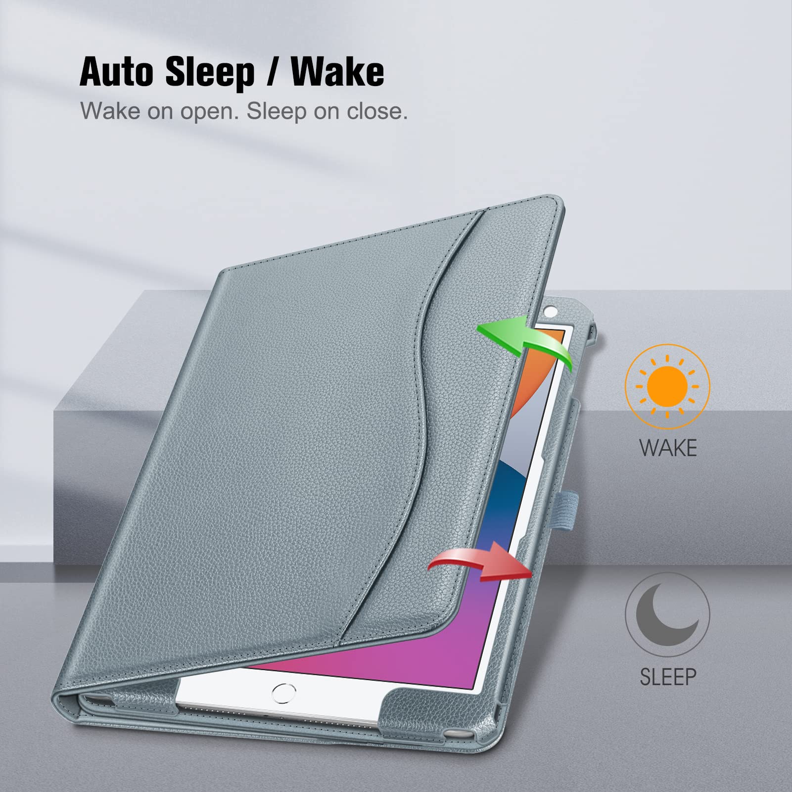 Foto 4 pulgar | Funda Fintie Para Ipad De 9ª, 8ª Y 7ª Generación (2021/2020/2019) De 10,2 Pulgadas - Venta Internacional.