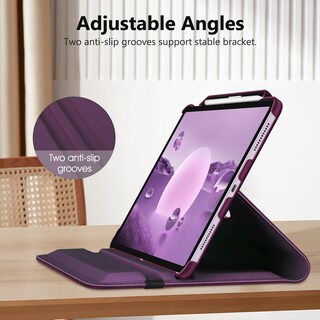 Foto 5 | Funda Giratoria Fintie Para Ipad Air De 13 Pulgadas (m3) 2025, Color Morado - Venta Internacional.