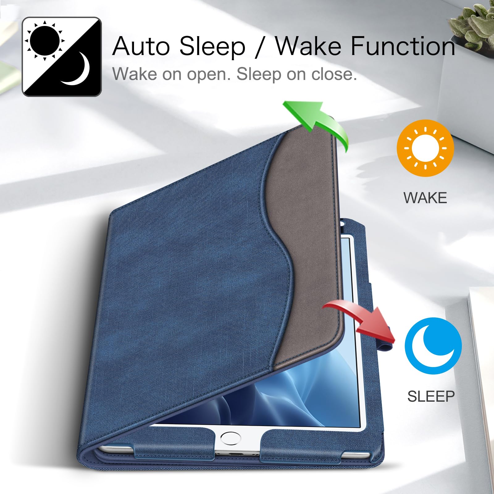 Foto 4 pulgar | Funda Fintie Para Ipad De 6.ª Y 5.ª Generación, Ipad Air 2/air 1 9.7 - Venta Internacional.