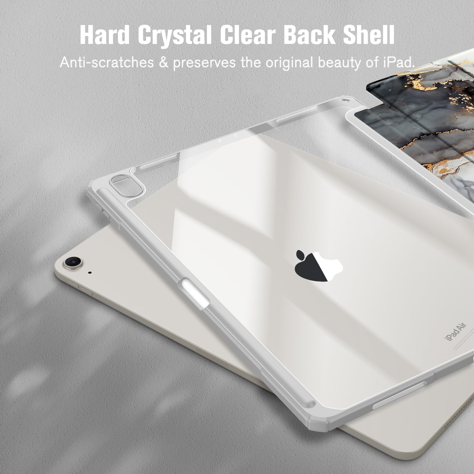 Foto 6 pulgar | Funda Fintie Hybrid Slim Para Ipad Air De 13 Pulgadas (m3) 2025, (m2) 2024 - Venta Internacional.