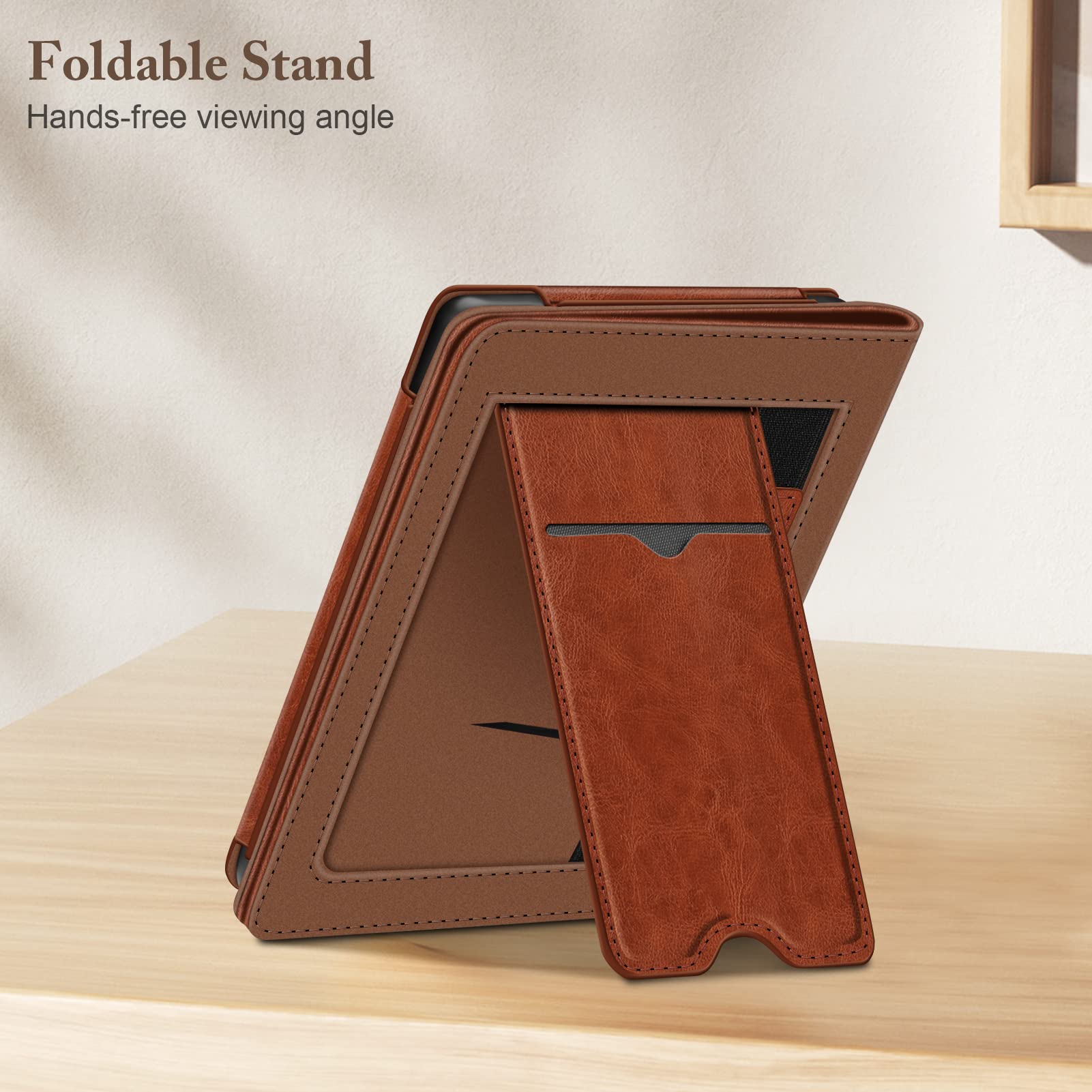 Foto 4 pulgar | Case Fintie - Soporte Para Lector Electrónico Kobo Clara De 6 Pulgadas, Color Marrón - Venta Internacional.