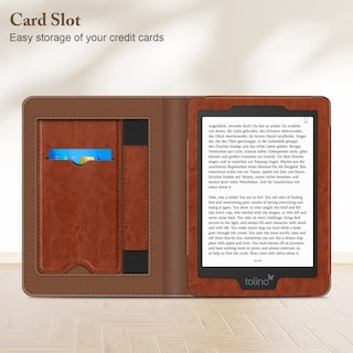 Foto 4 | Case Fintie - Soporte Para Lector Electrónico Kobo Clara De 6 Pulgadas, Color Marrón - Venta Internacional.