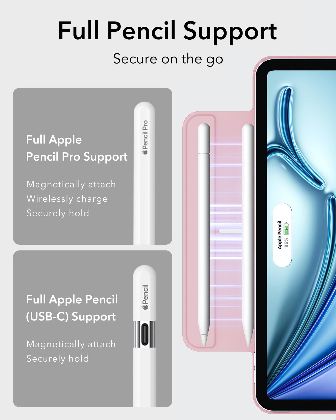 Foto 7 pulgar | Funda Esr Para Ipad Air 11 Pulgadas M3/m2 (2025/2024) Rosa - Venta Internacional.