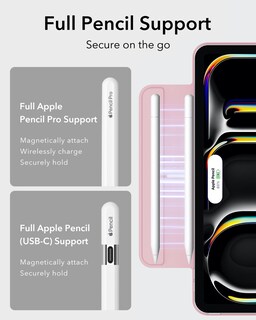 Foto 6 | Funda Esr Rebound Series Para Ipad Pro De 13 Pulgadas (2024), Color Rosa - Venta Internacional.