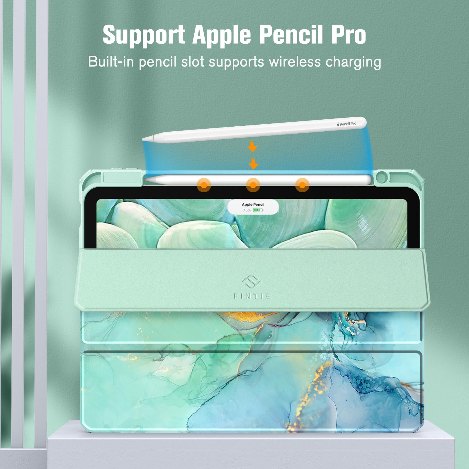 Foto 8 pulgar | Funda Fintie Hybrid Slim Para Ipad Air 11 M3 (2025) /m2 (2024) - Venta Internacional.