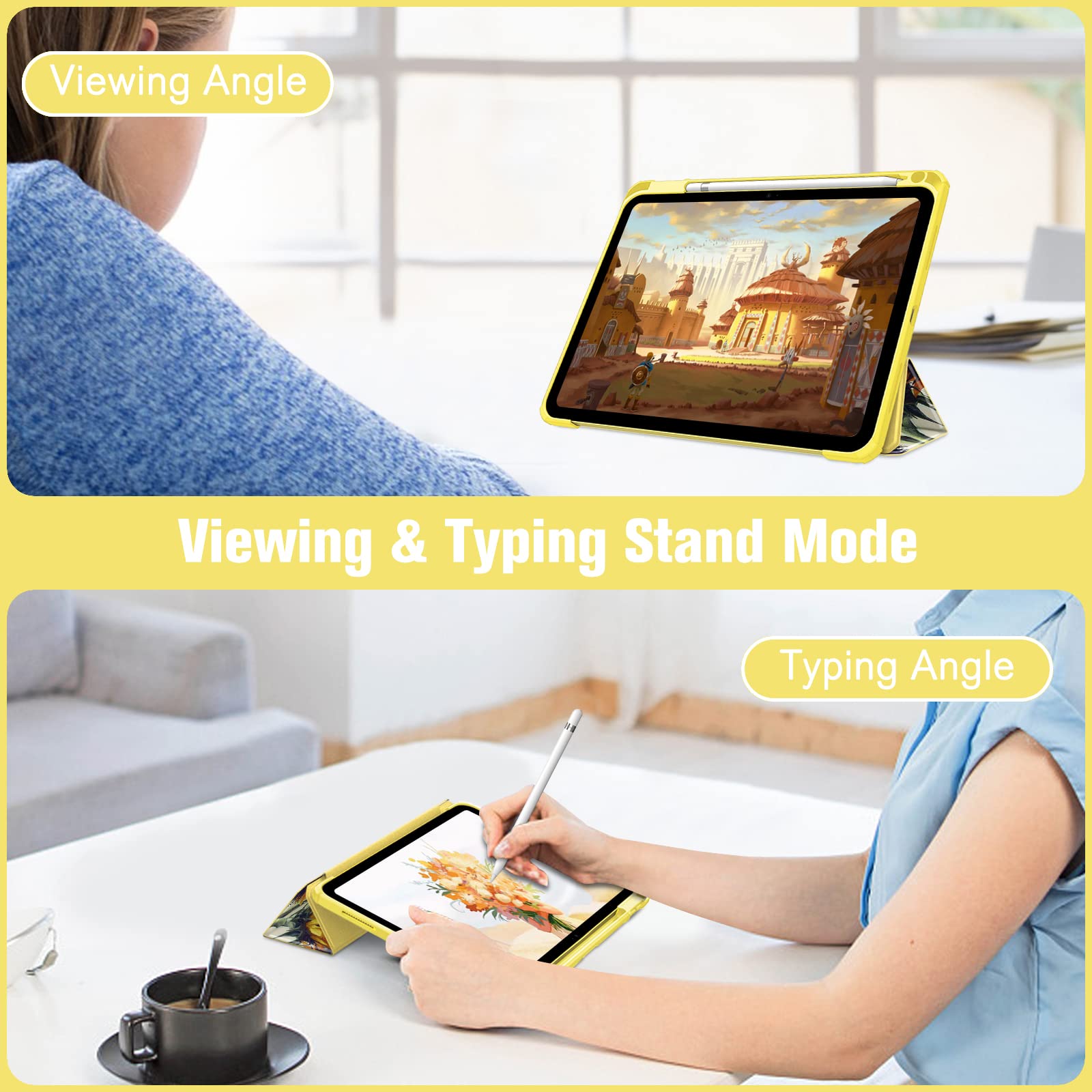Foto 5 pulgar | Funda Fintie Hybrid Slim Para Ipad 11.ª Generación De 11 Pulgadas Con Soporte Para Lápices - Venta Internacional.