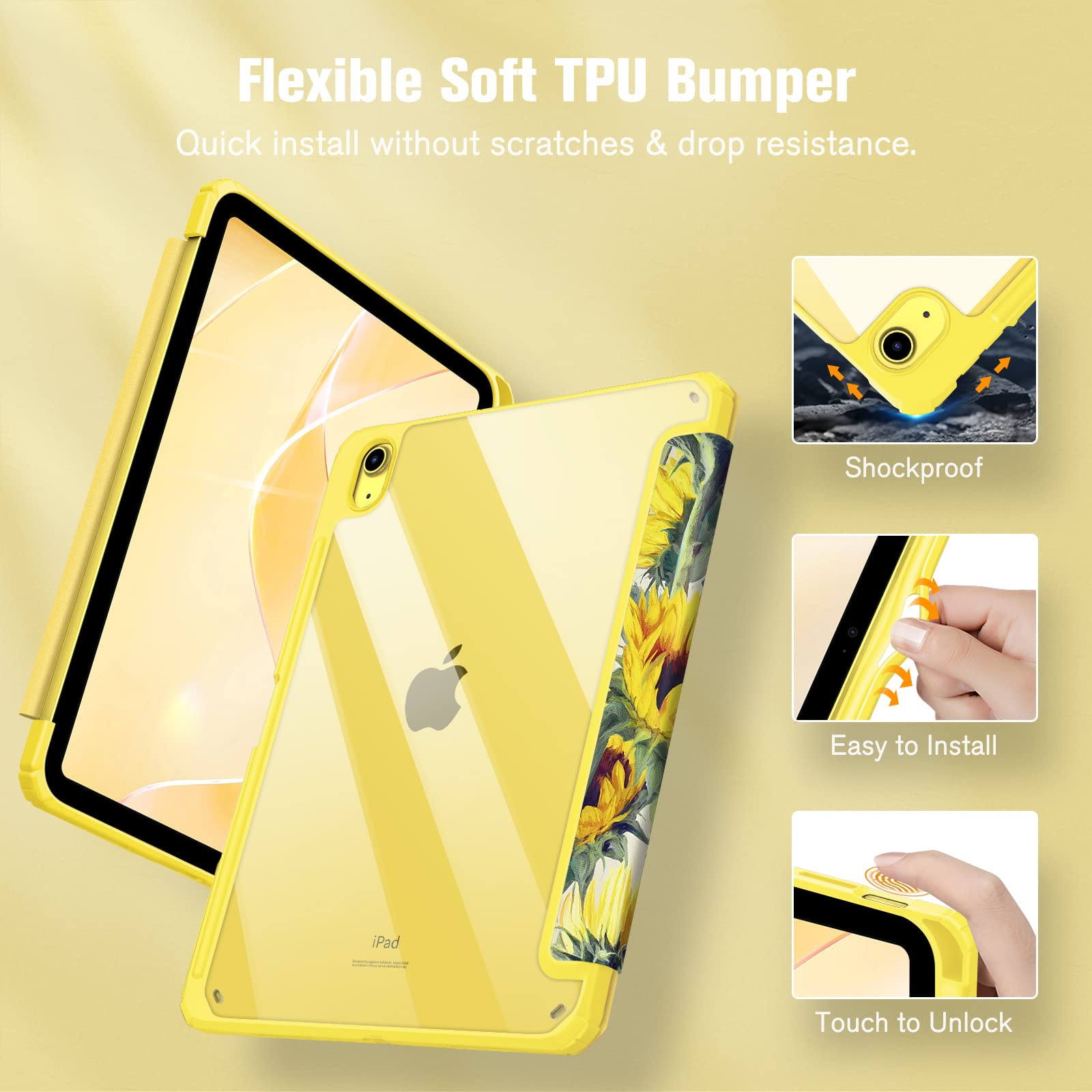 Foto 5 | Funda Fintie Hybrid Slim Para Ipad 11.ª Generación De 11 Pulgadas Con Soporte Para Lápices - Venta Internacional.