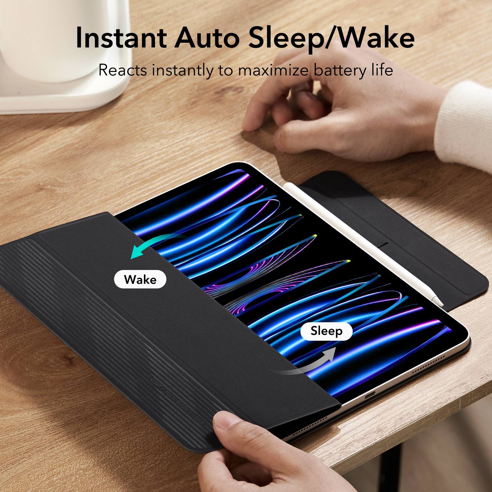 Foto 8 pulgar | Funda Esr Magnetic Compatible Con Ipad Pro 11 (2022/2021/2020) - Venta Internacional.