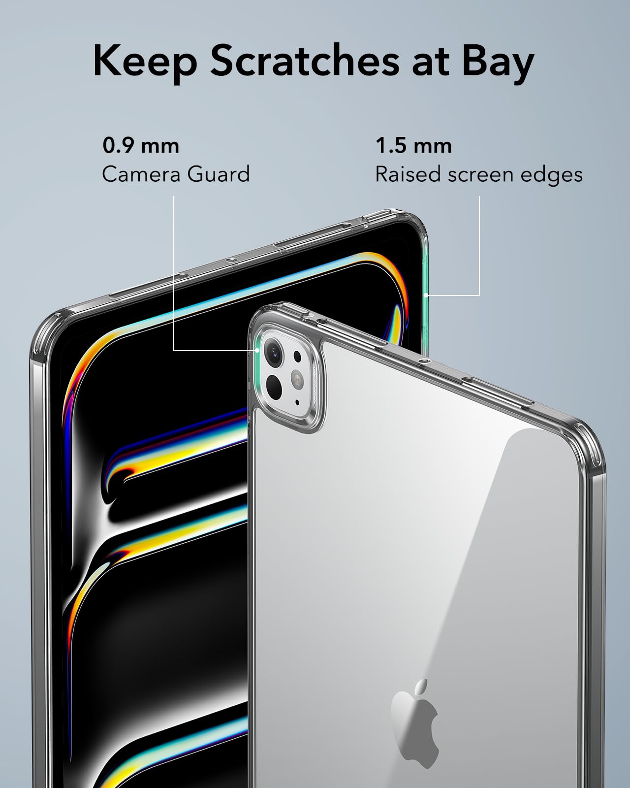 Foto 7 | Funda Esr Para Ipad Pro 13 M4 (2024) Con Soporte Para Lápices, Color Negro - Venta Internacional.