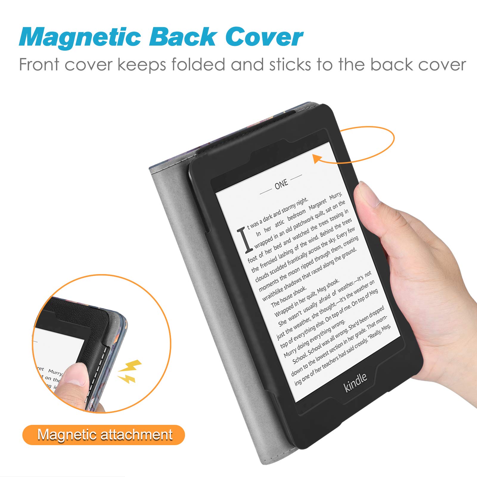 Foto 6 pulgar | Funda Con Soporte Fintie Para Kindle Paperwhite 6 10.ª Generación 2018 - Venta Internacional.