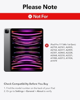 Foto 7 | Funda Con Teclado Esr Para Ipad Pro De 11 Pulgadas Con Soporte De Quinta Generación, Color Morado - Venta Internacional