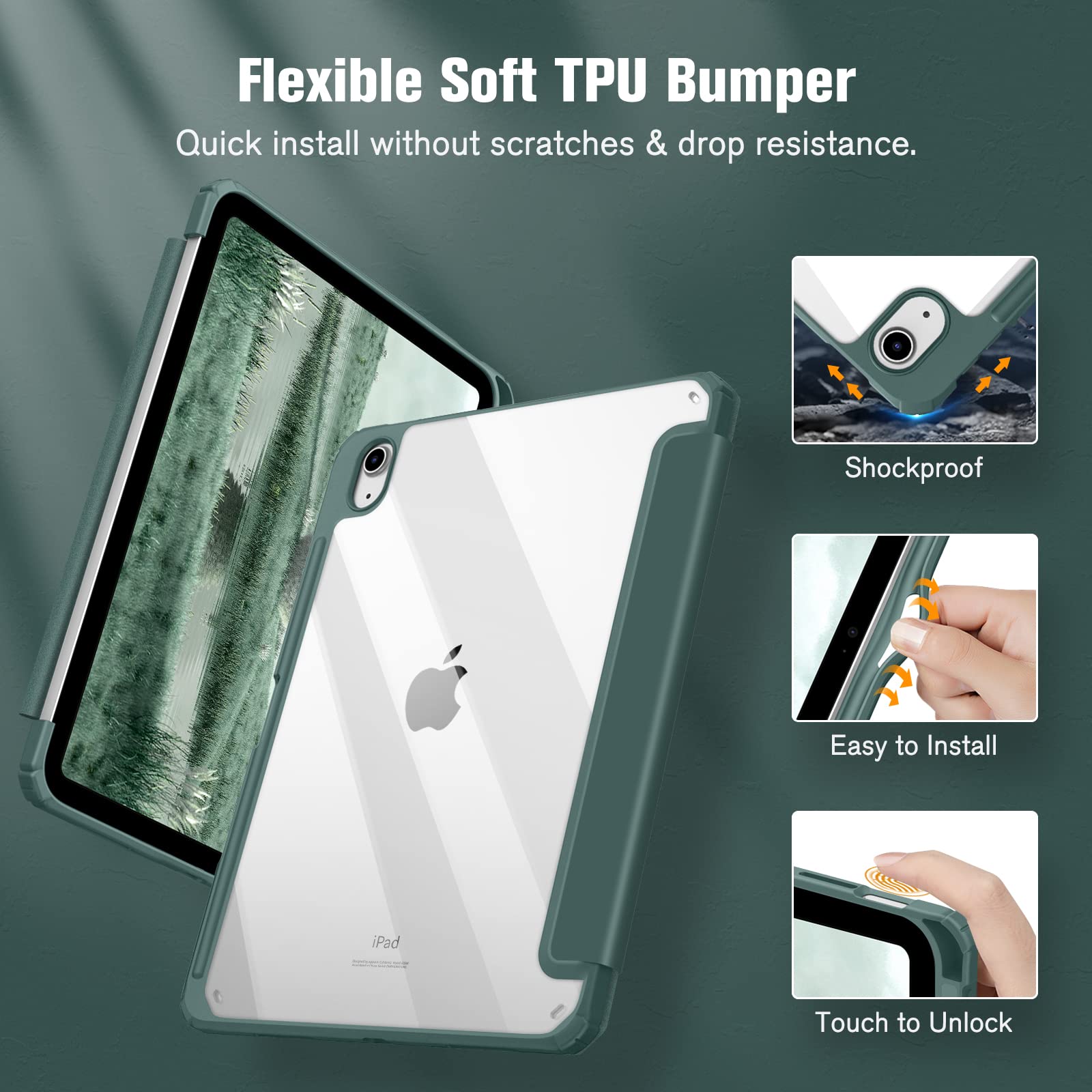 Foto 6 pulgar | Funda Fintie Hybrid Slim Para Ipad 11.ª Generación De 11 Pulgadas (2025) - Venta Internacional.
