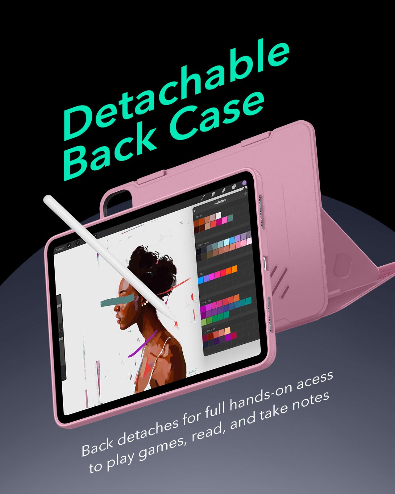 Foto 8 pulgar | Funda Esr Shift Series Para Ipad Pro 13 2024 Con Soporte Rosa - Venta Internacional.