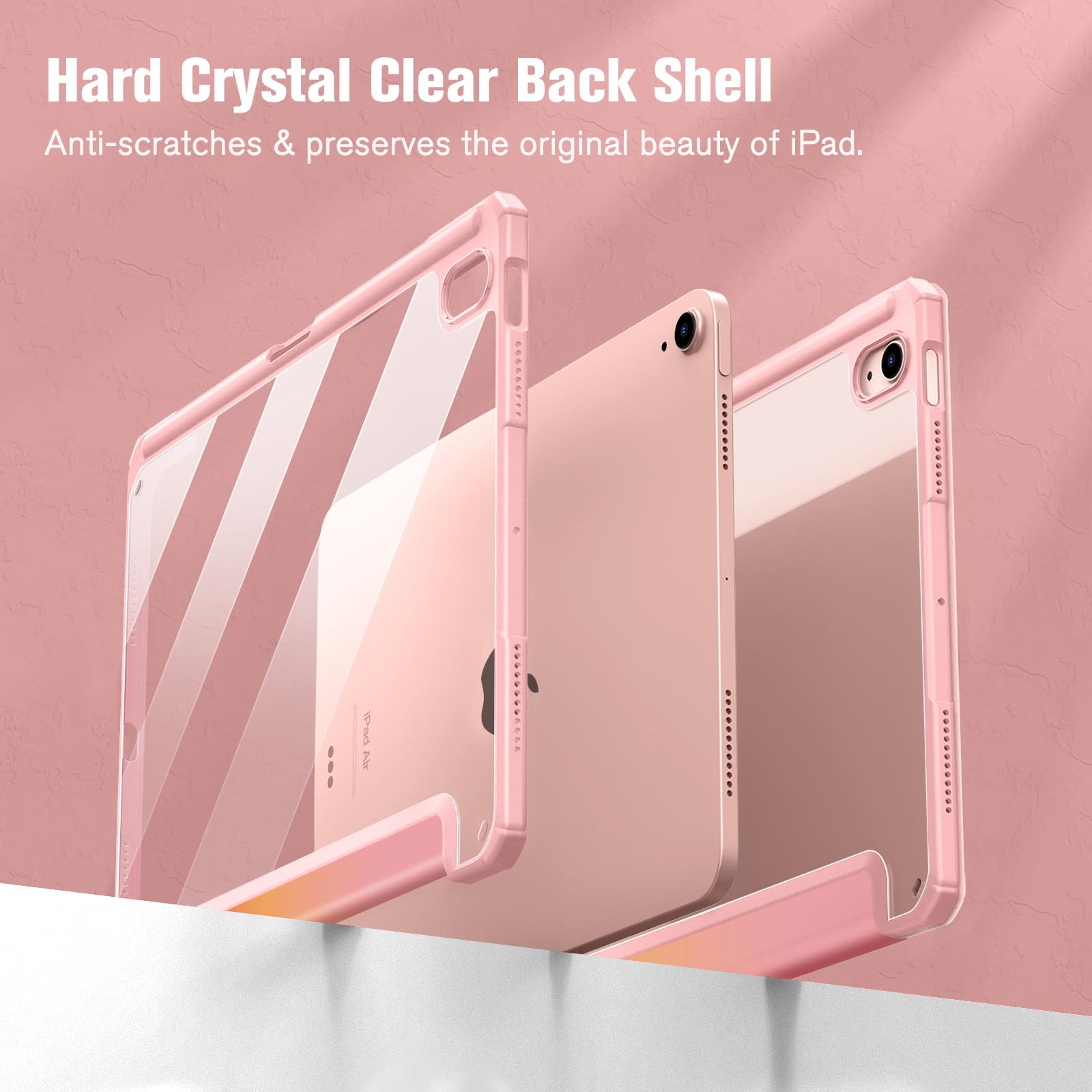 Foto 5 pulgar | Funda Fintie Hybrid Slim Para Ipad Air De 11 Pulgadas Con Soporte Para Lápices - Venta Internacional.
