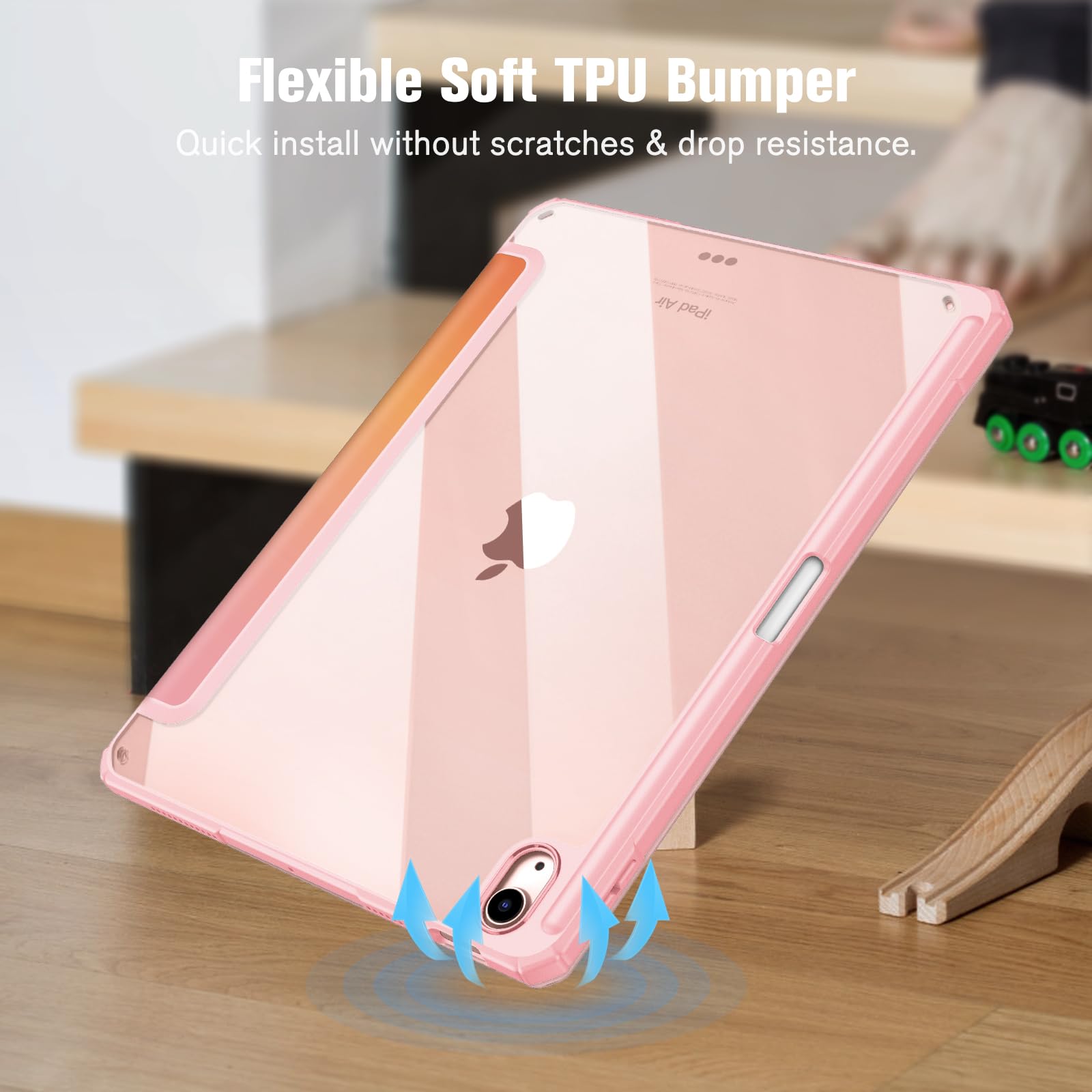 Foto 6 pulgar | Funda Fintie Hybrid Slim Para Ipad Air De 11 Pulgadas Con Soporte Para Lápices - Venta Internacional.