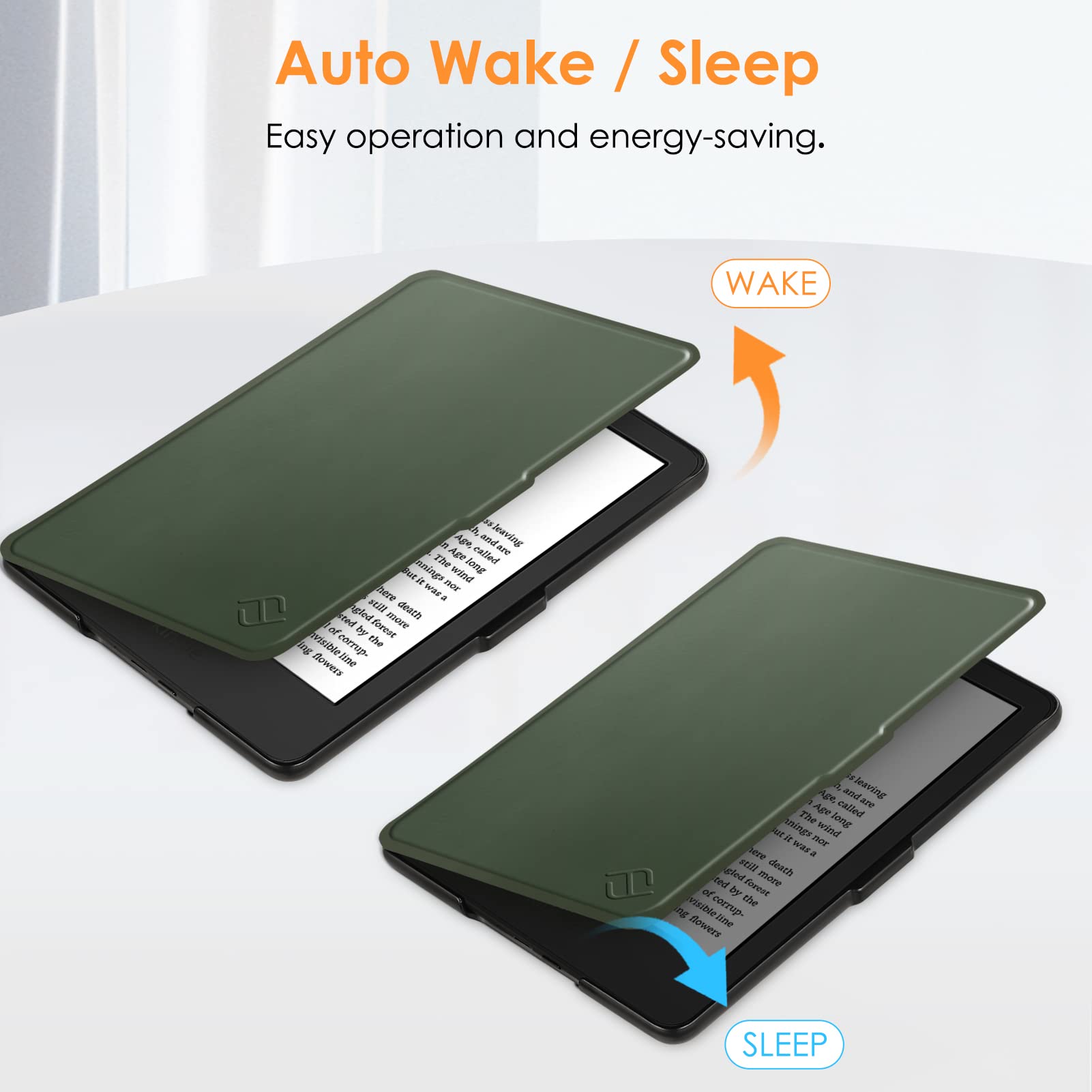 Foto 4 pulgar | Funda Fintie Slimshell Para Kindle 11.ª Generación 2024/2022, Color Verde - Venta Internacional.