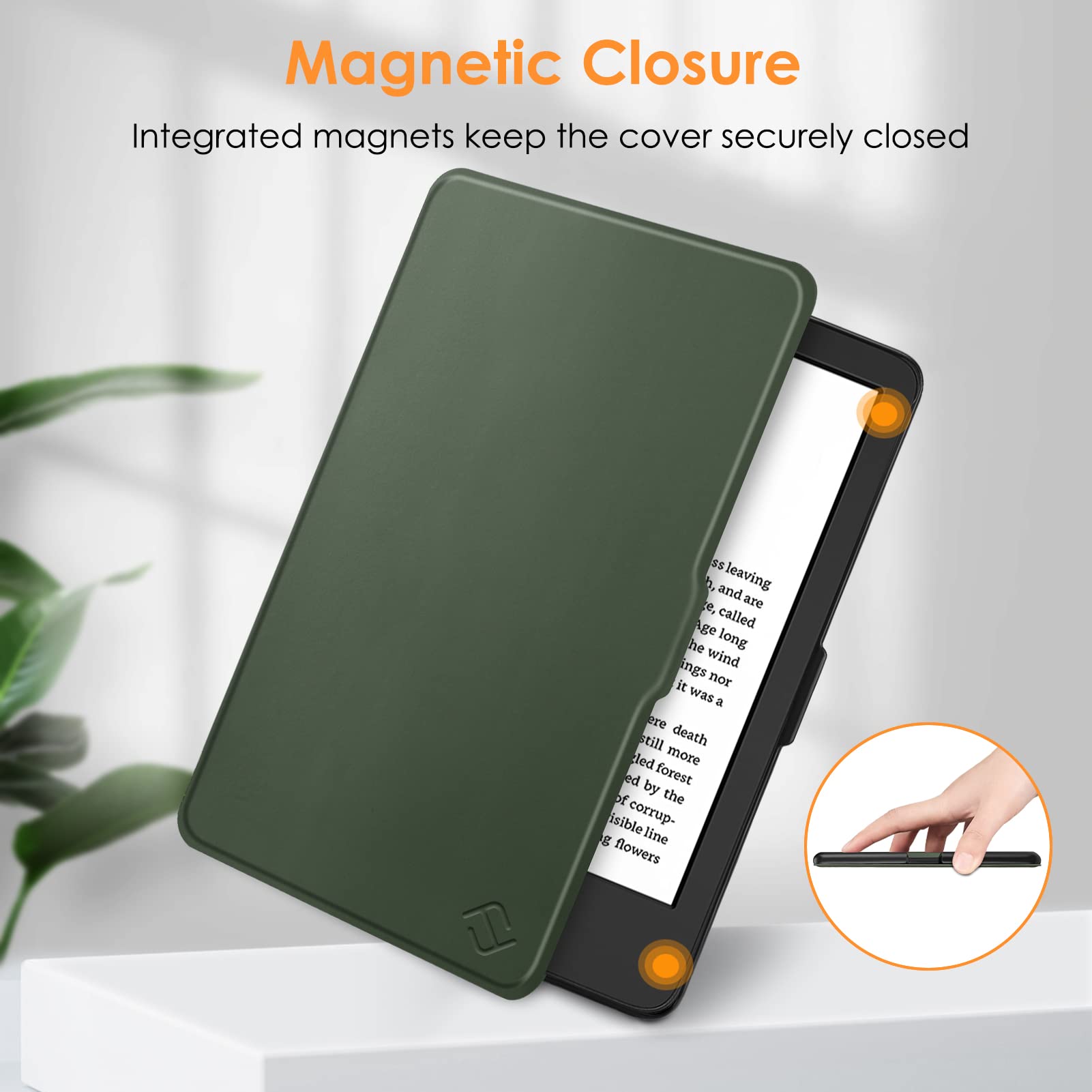 Foto 5 pulgar | Funda Fintie Slimshell Para Kindle 11.ª Generación 2024/2022, Color Verde - Venta Internacional.