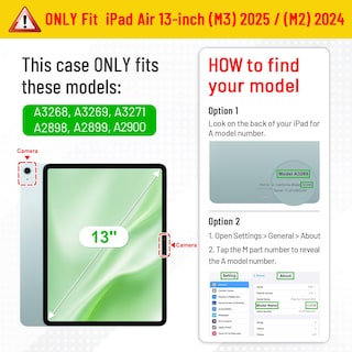 Foto 3 | Funda Giratoria Fintie Para Ipad Air De 13 Pulgadas (m3) 2025, (m2) 2024 - Venta Internacional.