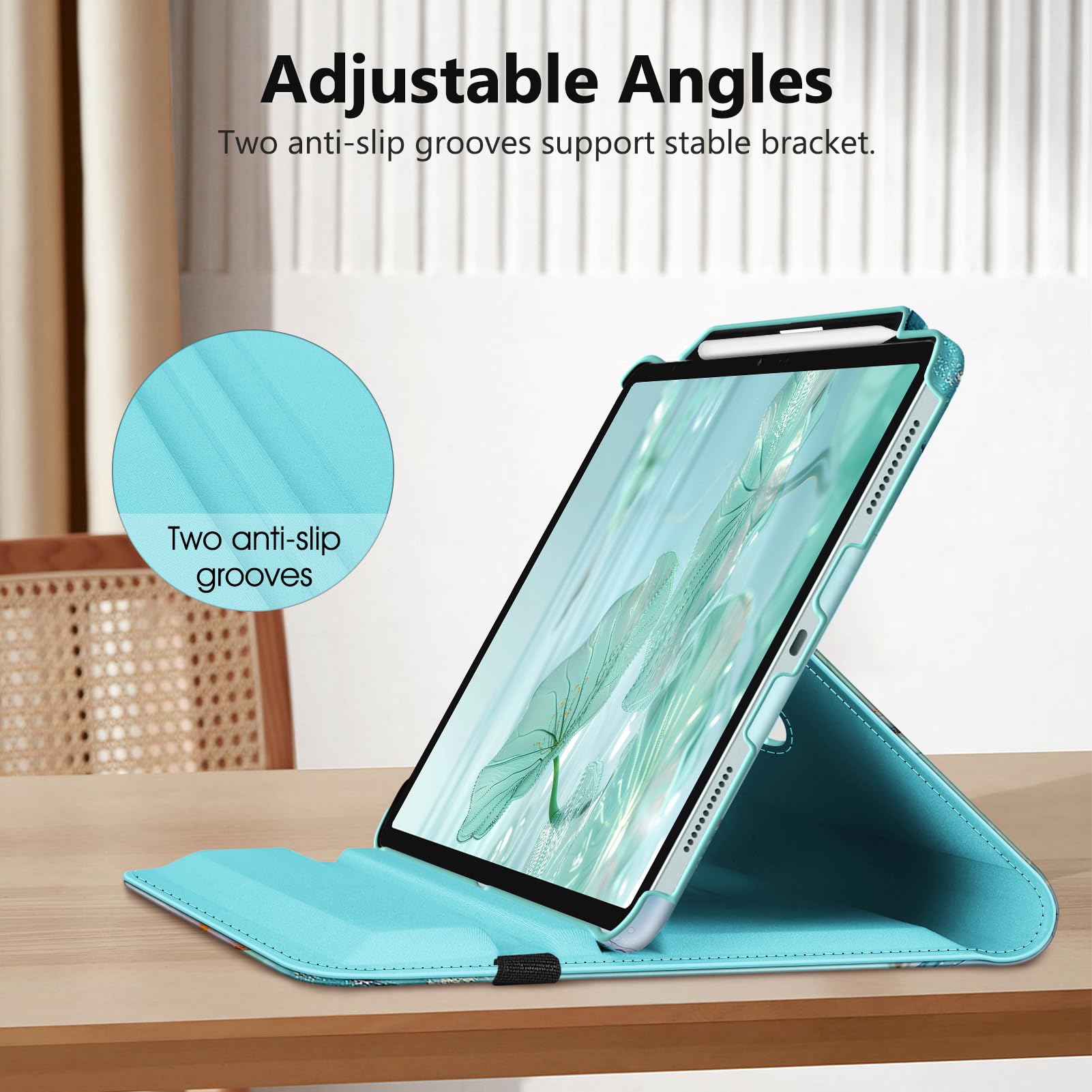 Foto 6 pulgar | Funda Giratoria Fintie Para Ipad Air De 13 Pulgadas (m3) 2025, (m2) 2024 - Venta Internacional.