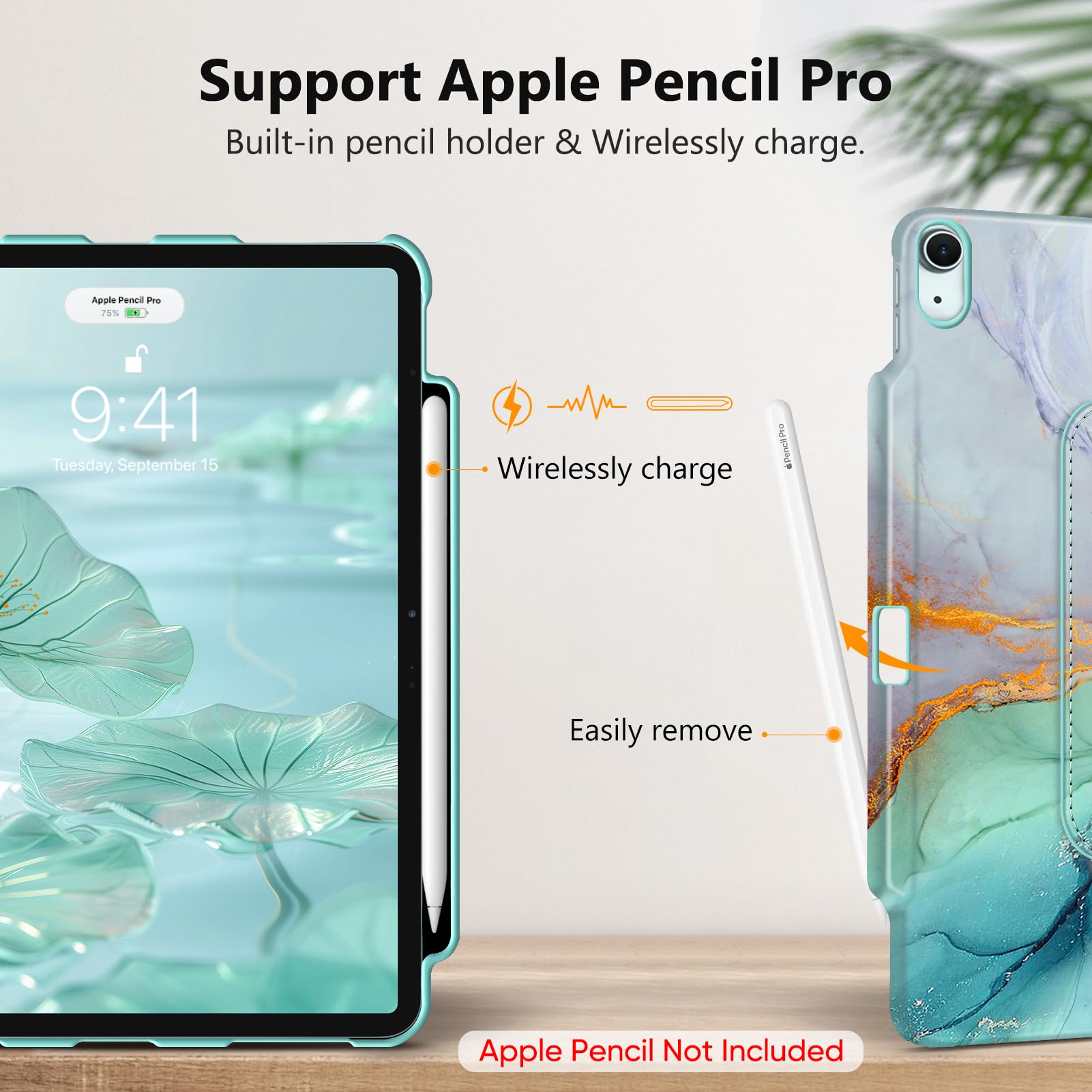 Foto 6 | Funda Giratoria Fintie Para Ipad Air De 13 Pulgadas (m3) 2025, (m2) 2024 - Venta Internacional.