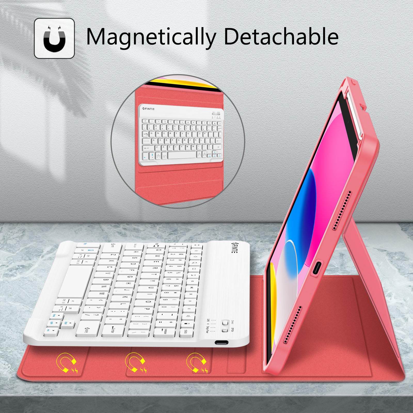Foto 4 pulgar | Funda Con Teclado Fintie Para Ipad 11.ª Generación De 11 Pulgadas Y 10.ª Generación De 10.9 Pulgadas - Venta Inte