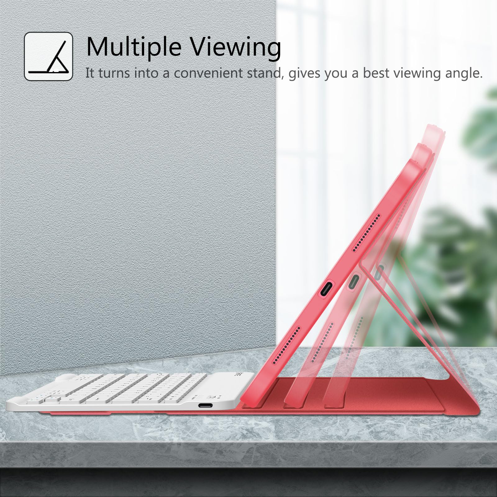 Foto 4 | Funda Con Teclado Fintie Para Ipad 11.ª Generación De 11 Pulgadas Y 10.ª Generación De 10.9 Pulgadas - Venta Inte