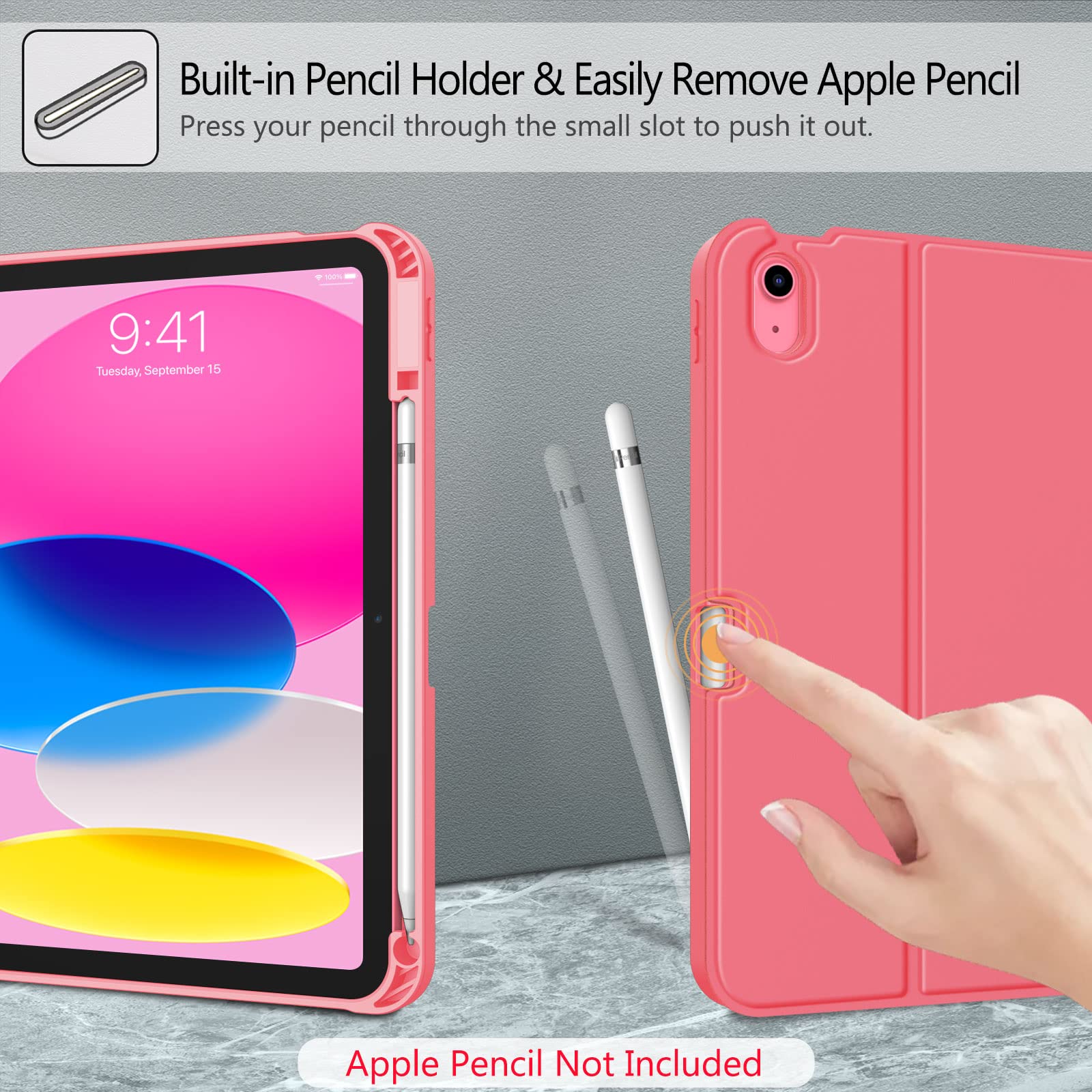 Foto 5 | Funda Con Teclado Fintie Para Ipad 11.ª Generación De 11 Pulgadas Y 10.ª Generación De 10.9 Pulgadas - Venta Inte